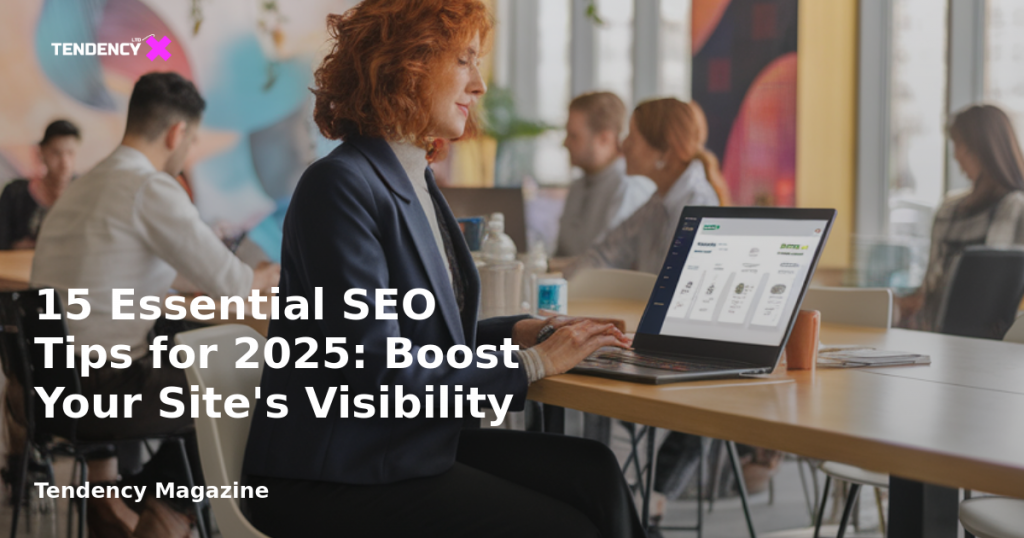 banner 15 Essential SEO Tips for 2025: Boost Your Site's Visibility