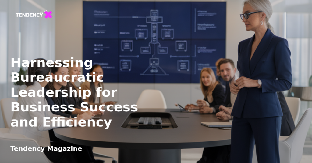 banner Harnessing Bureaucratic Leadership for Business Success and Efficiency