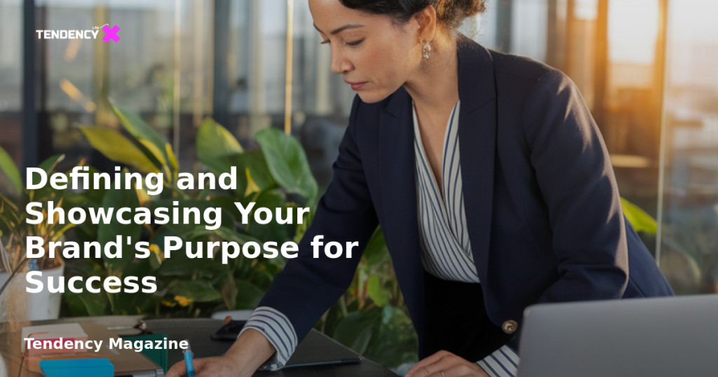 banner Defining and Showcasing Your Brand's Purpose for Success