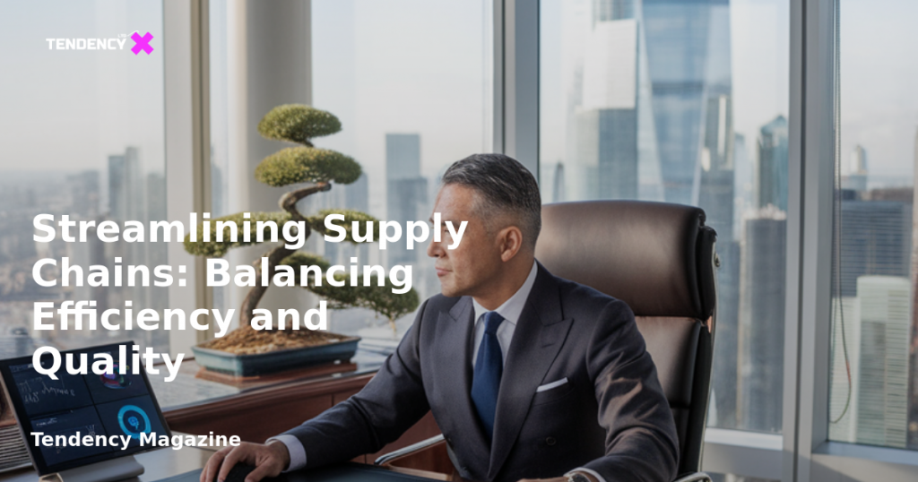 banner Streamlining Supply Chains: Balancing Efficiency and Quality