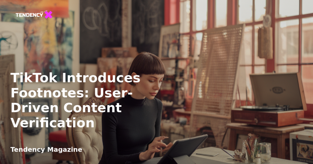 banner TikTok Introduces Footnotes: User-Driven Content Verification