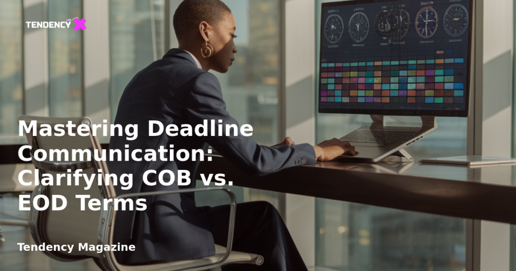 banner Mastering Deadline Communication: Clarifying COB vs. EOD Terms