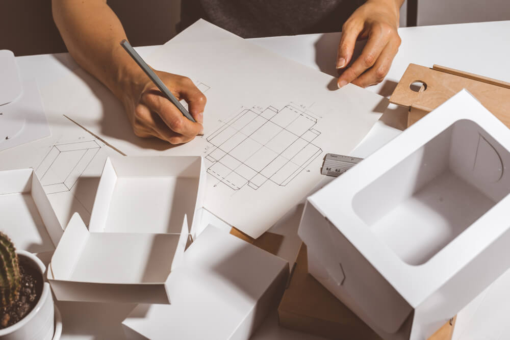 Designing custom product packaging with box prototypes
