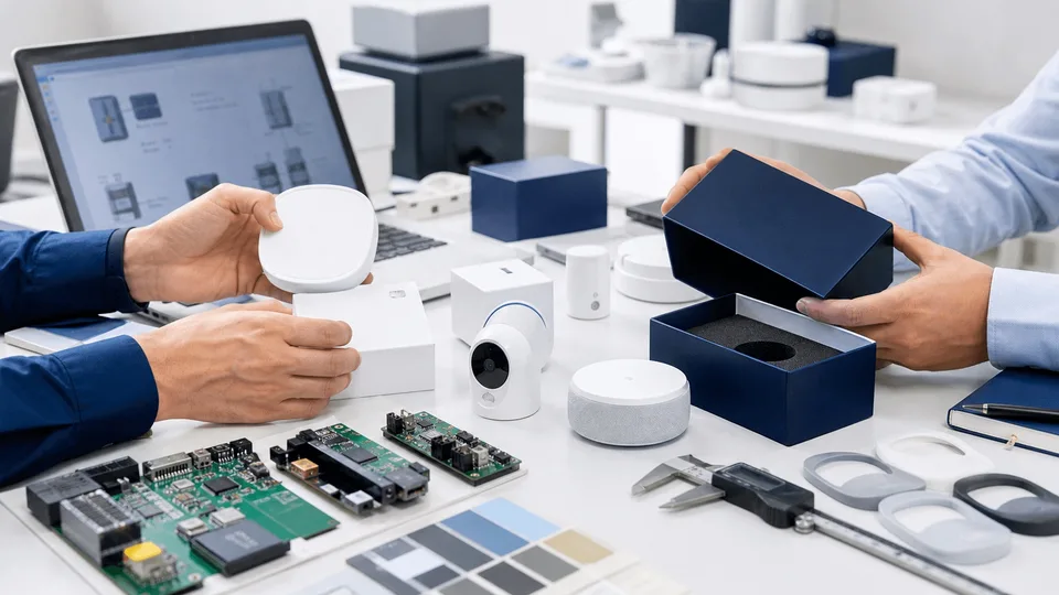 Product samples for a sourcing brief